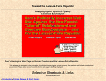 Tablet Screenshot of laissez-fairerepublic.com